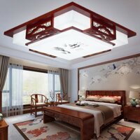 ▣Đèn trần LED Trung Quốc Phong cách Trung Quốc Đèn phòng ngủ phòng khách hình vuông
