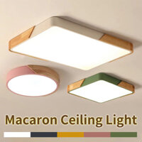 Đèn trần Macaron siêu mỏng Phòng khách Đèn trung tâm phòng ngủ Đèn trần Led Đèn trần
