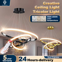 đèn trần Mặt dây đèn Led Vòng Tròn Trần Treo Đèn Chùm Trần Phòng Khách Phòng Ăn