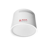 Đèn trần nồi tròn, vỏ trắng mặt mờ Asia OBT12, Công suất 12W,  Ø100 x 100, AS Vàng/Trắng/Trung tính
