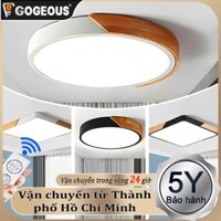 đèn trần phòng khách Điều Chỉnh Độ Sáng Từ Xa Thông Minh đèn led ốp trần bằng gỗ đèn trần phòng ngủ