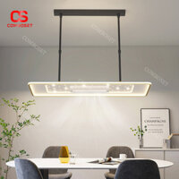 Đèn Trần Quạt Không Cánh Thông Minh Khung Chữ Nhật Trang Trí Nhà Hàng, Nhà Bếp