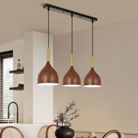 Đèn trần thả bằng gỗ Đèn chiếu sáng quầy Bar Đèn chùm nhà bếp Gỗ nguyên khối Phong cách Nhật Bản Mặt dây chuyền cho bàn ăn, nhà hàng, nhà trà