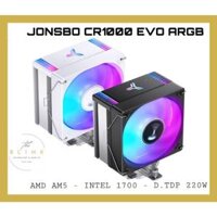 ĐEN/ TRẮNG Quạt Tản Nhiệt, Fan CPU Led RGB JONSBO CR1000- 4 Ống Đồng , Tản Nhiệt Cực Tốt