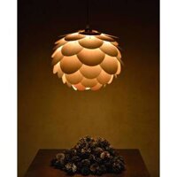 Đèn Trang Trí Gỗ Rau Cải thả trần lắp ráp trang trí quán caffe trà sữa, homstay nhà cửa