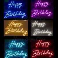 Đèn Trang Trí Led Neon Sign chữ Happy Birthday - Trang trí tiệc sinh nhật