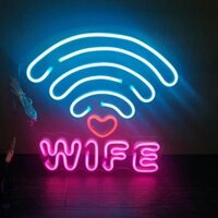 Đèn Trang Trí Led Neon Sign WIFI - Biểu tượng wifi Led Neon SIgns