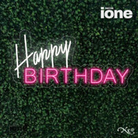 Đèn Trang Trí Led Neon Sign chữ Happy Birthday - Trang trí tiệc sinh nhật| IONE Decor, Nhận làm theo yêu cầu