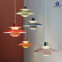 Đèn trang trí quán SuperVilighting treo phòng khách bàn ăn phong cách hiện đại thả nhiều lớp D400