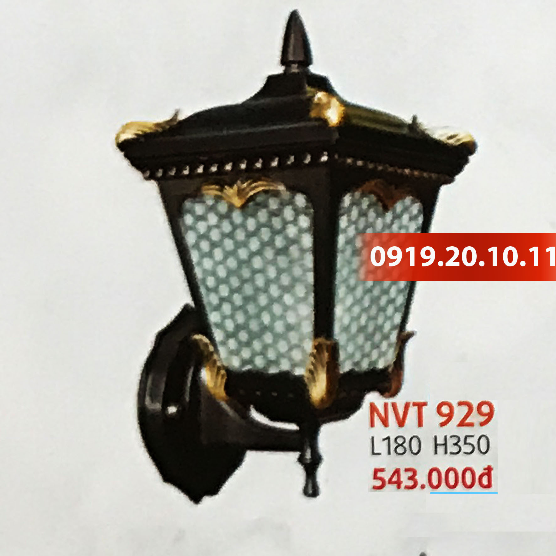 Đèn trang trí trụ cổng Netviet NVT-929