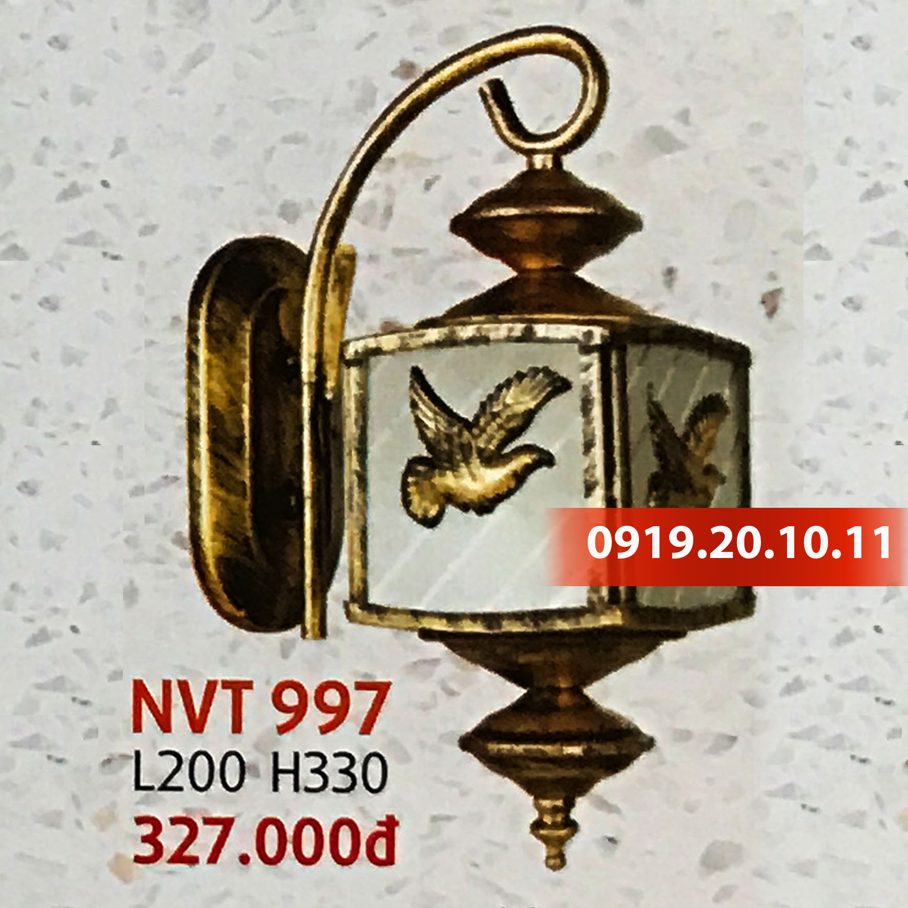 Đèn trang trí trụ cổng Netviet NVT-997