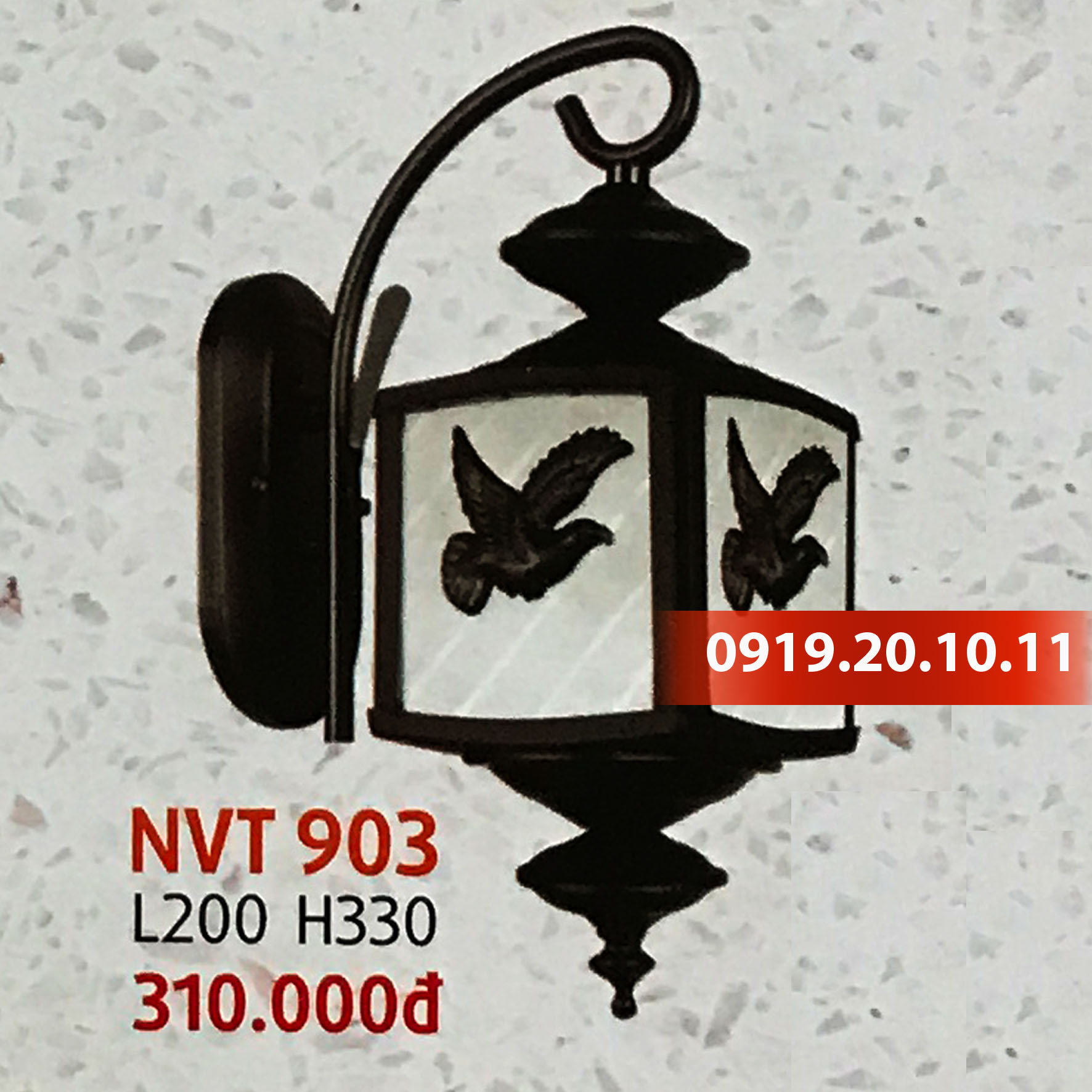 Đèn trang trí trụ cổng Netviet NVT-903