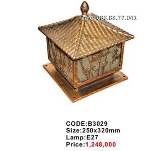 Đèn trang trí trụ cổng sang trọng hiện đại B3029