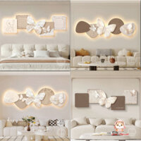Đèn - Tranh Tráng Gương Treo Tường Đèn Led Mẫu Bướm Cao Cấp Trang trí Phòng Khách/ Phòng Ngủ/ Cửa hàng /Spa