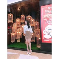 Đèn tre đèn mây tre đèn lồng Chim đèn thả mây tre mã 0096