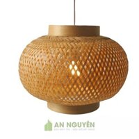 Đèn tre đèn mây tre đèn thả mây tre đèn lồng tre tròn