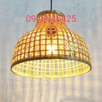 Đèn tre đèn mây tre trang trí đẹp mã 01