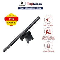 Đèn Treo Màn Hình Máy Tính Chống Chói Bảo Vệ Mắt Baseus i-work 2 Vỏ Nhôm 3 Dải Màu Tùy Chỉnh