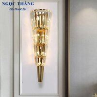 Đèn treo tường gắn tường pha lê cao cấp trang trí trong nhà cầu thang Led 21W GT424 220V Ngọc Thắng