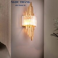 Đèn treo tường gắn tường pha lê cao cấp trang trí trong nhà cầu thang Led 8W 220V GT470 Ngọc Thắng (Tặng kèm 2 bóng 4W)