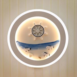 Đèn treo tường LED tròn đại dương xanh Venus VR3194/2