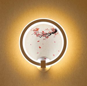 Đèn treo tường LED tròn hình hoa đào Venus VR3276