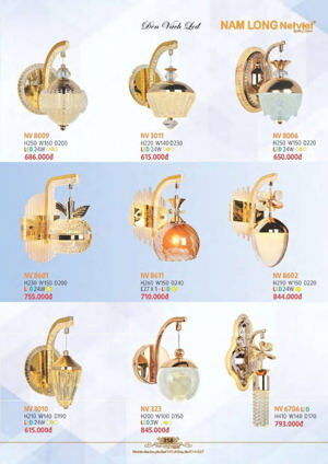 Đèn treo tường NV 8006