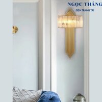 Đèn treo tường ốp tường pha lê cao cấp trang trí trong nhà cầu thang Led 8W 220V GT462 Ngọc Thắng (Tặng kèm 2 bóng E14)