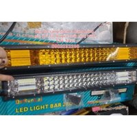 Đèn trợ sáng 50cm 3 hàng bóng / đèn nháy kèn 12v 24v chuẩn runlai sáng vàng hoặc trắng toả rộng