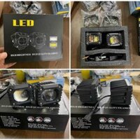 Đèn trợ sáng cho máy cày, công nông, xe kéo, xe chở cafe...Giá 1 cặp - chắc chắn bền đẹp. kèm công tắc