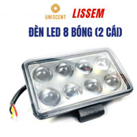 Đèn Trợ Sáng/ Đèn Trợ Sáng Ô Tô/ Đèn Trợ Sáng Xe Tải/ Đèn Led Trợ Sáng 8 Mắt Bi/12v-48v Autovol