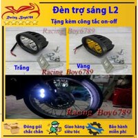 ĐÈN TRỢ SÁNG L2 SIÊU SÁNG 30W CHO XE MÁY - XE ĐẠP ĐIỆN - Ô TÔ