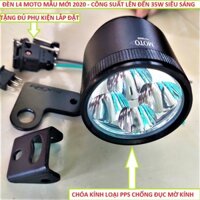 ĐÈN TRỢ SÁNG L4 MOTO MẪU MỚI 2021 SIÊU SÁNG HÀNG LOẠI 1