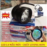 ĐÈN TRỢ SÁNG L4 SIÊU SÁNG CÓ 3 CHẾ ĐỘ LẮP MỌI LOẠI XE