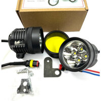 Đèn trợ sáng L4x Cree 1 chế độ tặng full phụ kiện bảo hành 1 năm