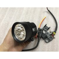 Đèn Trợ Sáng L4X Cree Loại 1 Chống Nước Tuyệt Đối Full Phụ Kiện + Len Chụp Vàng NDT