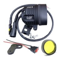 Đèn Trợ Sáng L4X Loại 1 Gắn Xe máy, Xe Điện  Tặng kèm đủ phụ kiện