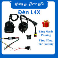 Đèn trợ sáng l4x  tặng kèm mạch auto passing và công tắc passing,.( shop có hướng dẫn câu điện.)
