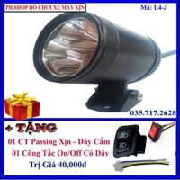 Đèn trợ sáng Led L4 Loại 1 cao cấp tặng passing sh xịn + công tắc on/off