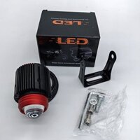 Đèn Trợ Sáng Oto/ Xe Máy Ống Kính Máy Chiếu 2 Màu Đèn Pha LED Mini Màu Vàng Trắng