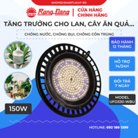 Đèn trồng lan, dưa lưới, dâu tây, cà chua, LED UFO330 150W/WBU