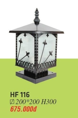 Đèn trụ cổng HF-116