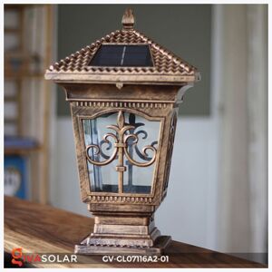 Đèn trụ cổng năng lượng mặt trời GL-07116A2-01