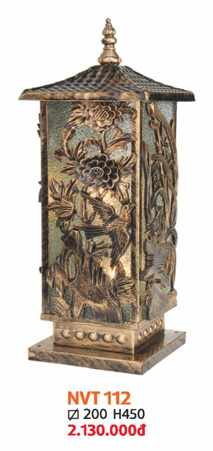 Đèn trụ cổng NVT 112