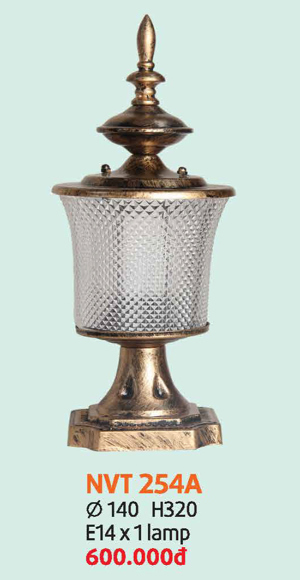 Đèn trụ cổng NVT 254A