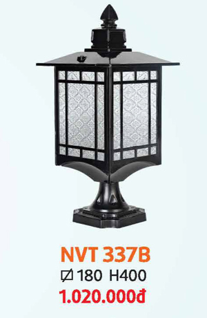 Đèn trụ cổng NVT 337B
