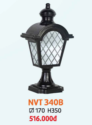 Đèn trụ cổng NVT 340B