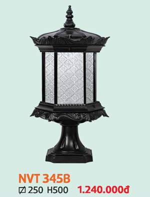Đèn trụ cổng NVT 345B