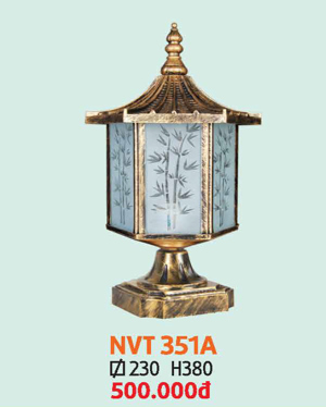Đèn trụ cổng NVT351A