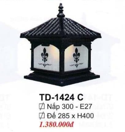Đèn trụ cổng TD-1424C 300 x 400